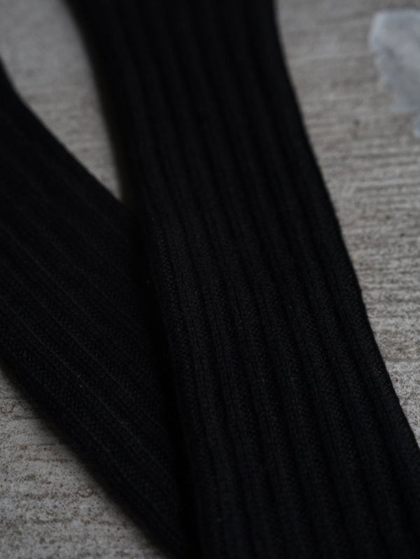 Cashmere Layered Arm Wormer【black】 - PRY