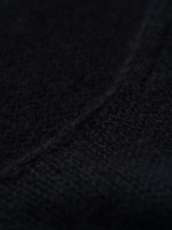 Cashmere Middle Boatneck Sweater【black】 - PRY