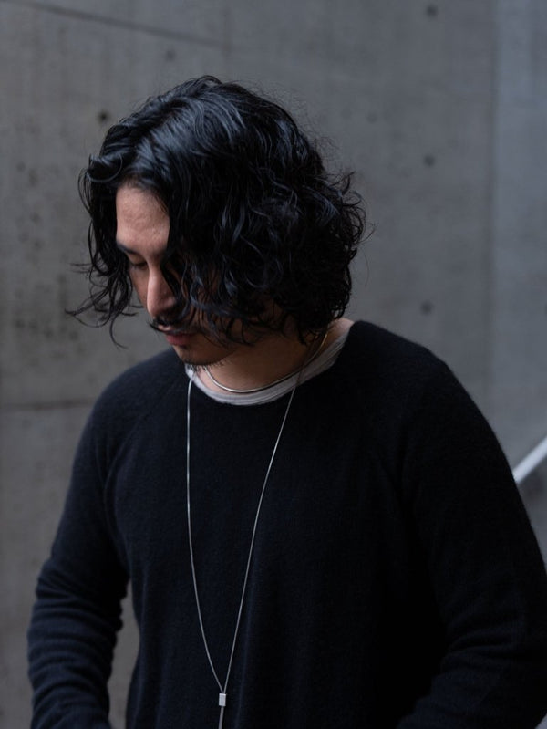 Cashmere Middle Boatneck Sweater【black】 - PRY