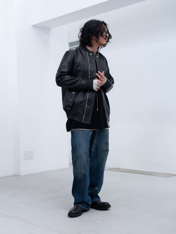 Cashmere Middle Boatneck Sweater【black】 - PRY