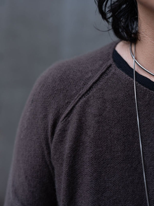Cashmere Middle Boatneck Sweater【taupe】 - PRY