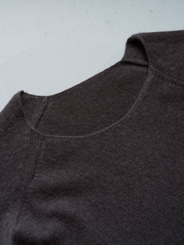 Cashmere Middle Boatneck Sweater【taupe】 - PRY