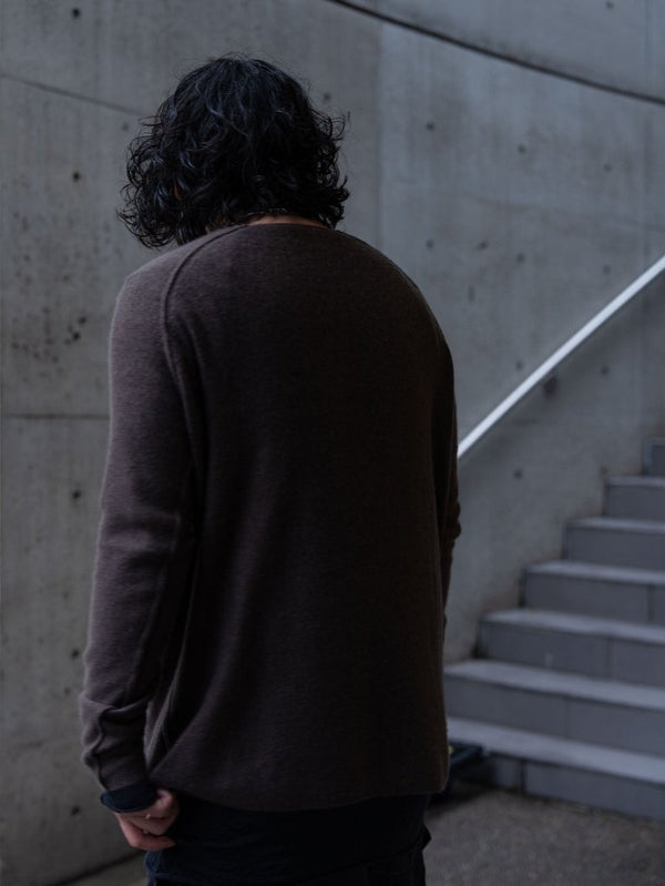 Cashmere Middle Boatneck Sweater【taupe】 - PRY