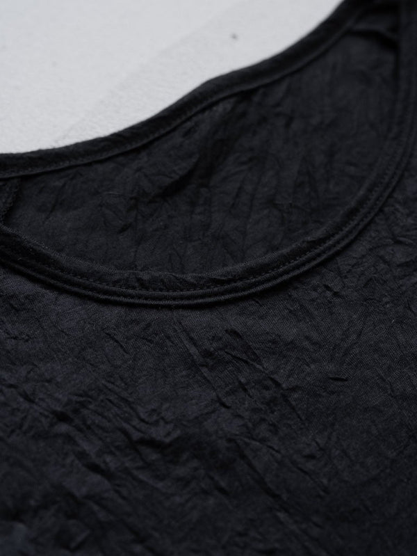 Craft Fabric Layered L/S T-shirt [BLACK] - PRY