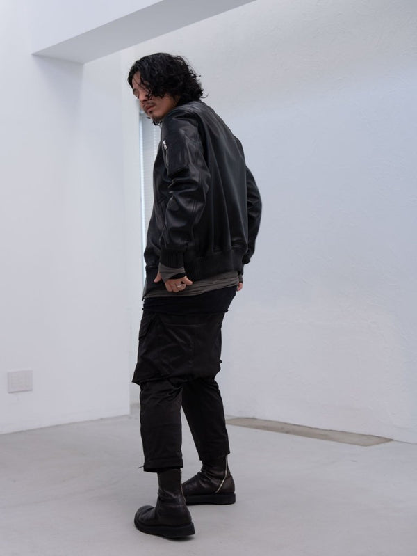 Craft Fabric Layered L/S T-shirt [FOG GRAY] - PRY