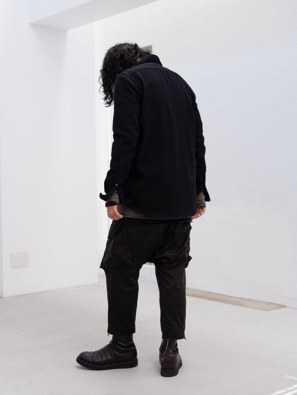 Craft Fabric Layered L/S T-shirt [FOG GRAY] - PRY