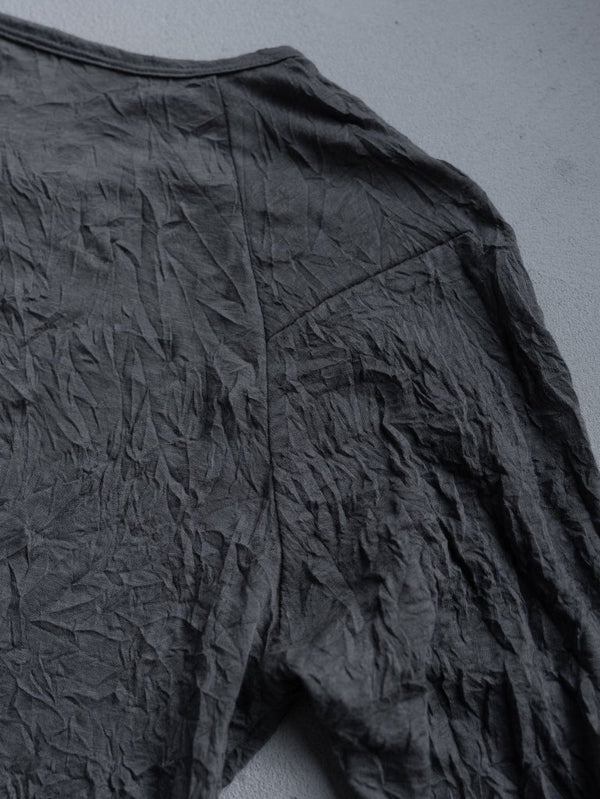 Craft Fabric Layered L/S T-shirt [FOG GRAY] - PRY