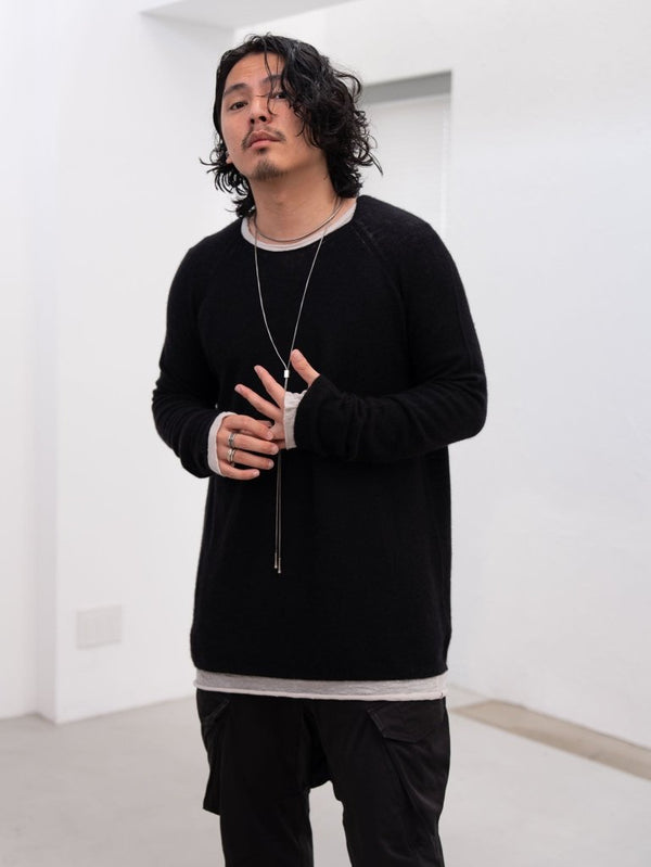 Craft Fabric Layered L/S T-shirt [OYSTER] - PRY