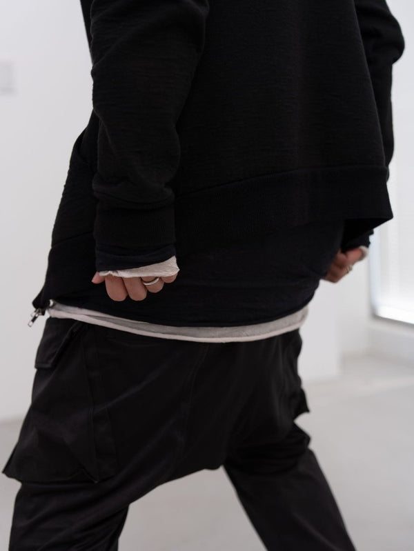 Craft Fabric Layered L/S T-shirt [OYSTER] - PRY