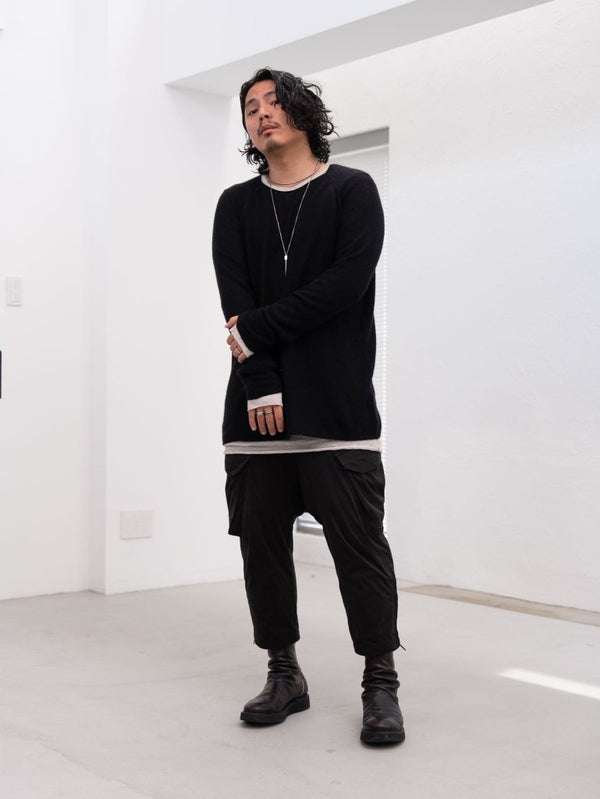 Craft Fabric Layered L/S T-shirt [OYSTER] - PRY