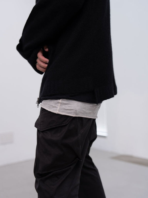 Craft Fabric Layered L/S T-shirt [OYSTER] - PRY