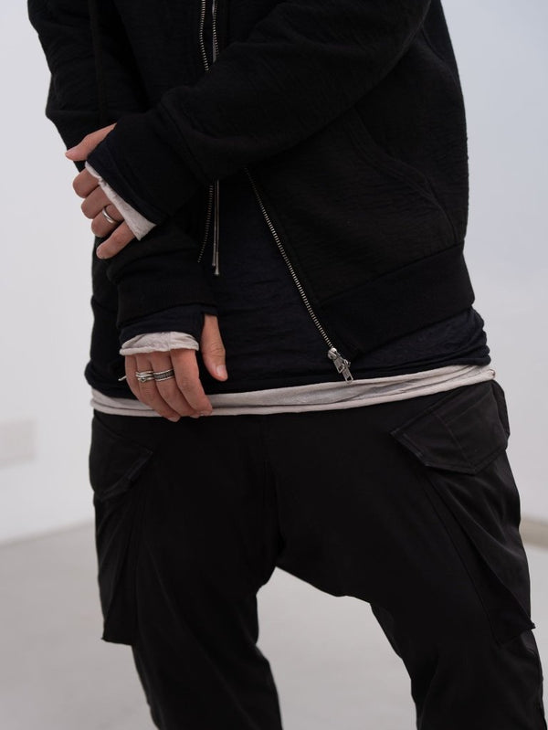 Craft Fabric Layered L/S T-shirt [OYSTER] - PRY