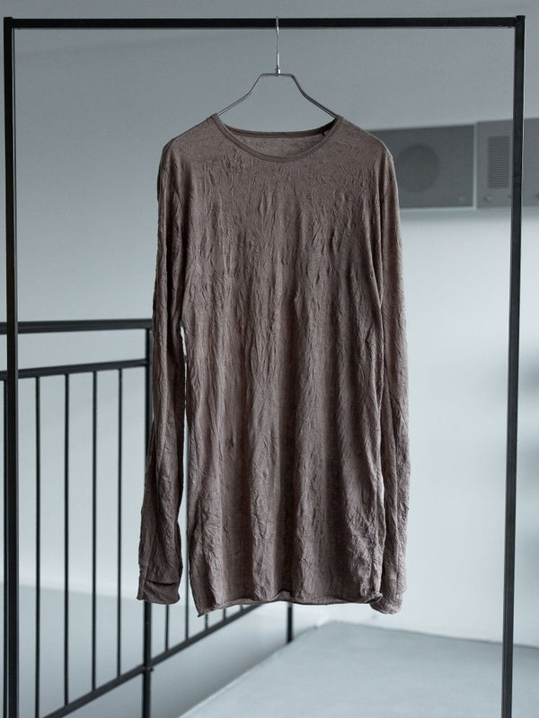 Craft Fabric Layered L/S T-shirt [TAUPE] - PRY