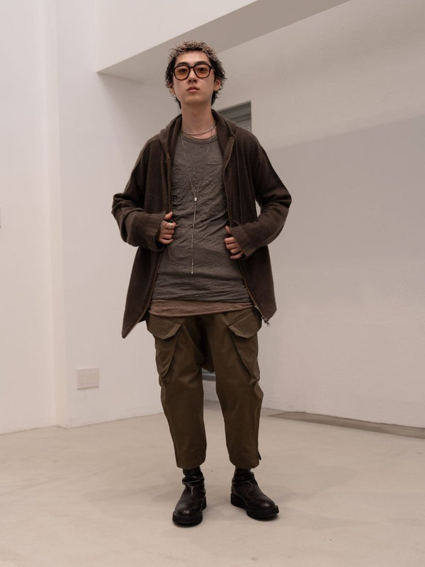 Craft Fabric Layered L/S T-shirt [TAUPE] - PRY