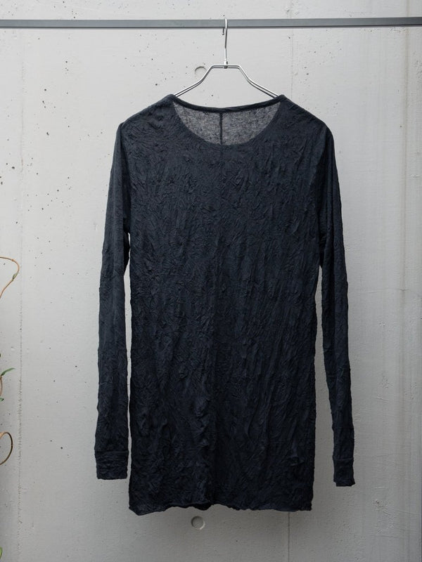 Craft Fabric Layered L/S T-shirt【black】 - PRY