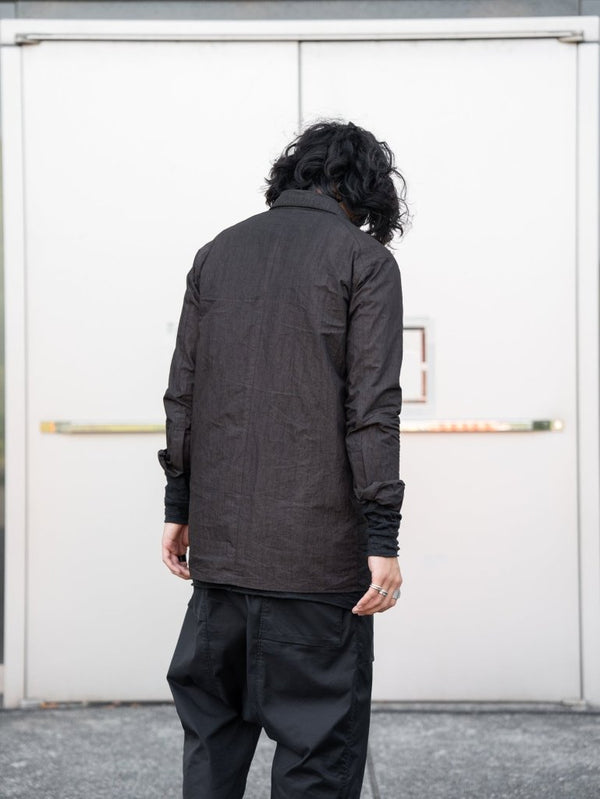 Craft Fabric Layered L/S T-shirt【black】 - PRY