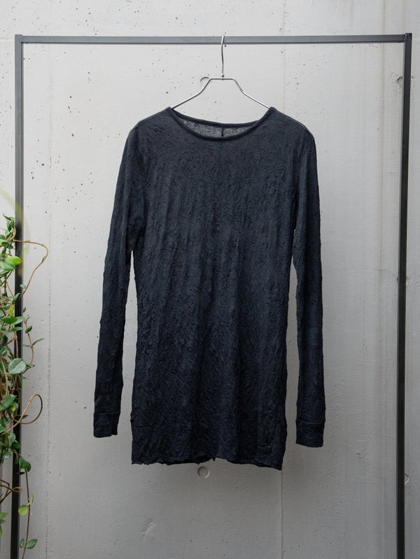 Craft Fabric Layered L/S T-shirt【black】 - PRY