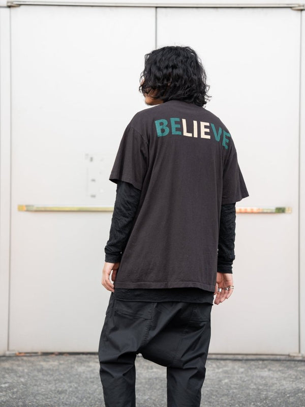 Craft Fabric Layered L/S T-shirt【black】 - PRY