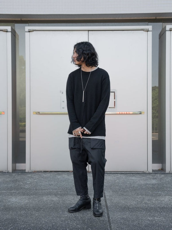 Craft Fabric Layered L/S T-shirt【oyster】 - PRY