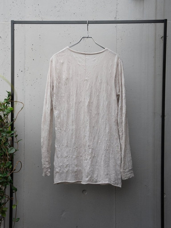 Craft Fabric Layered L/S T-shirt【oyster】 - PRY