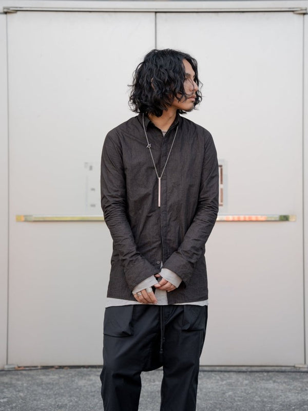 Craft Fabric Layered L/S T-shirt【oyster】 - PRY