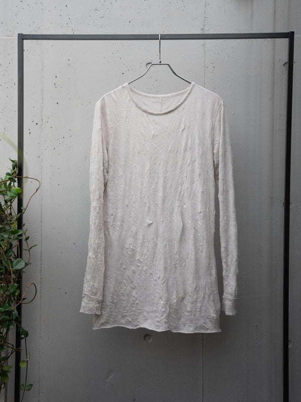 Craft Fabric Layered L/S T-shirt【oyster】 - PRY