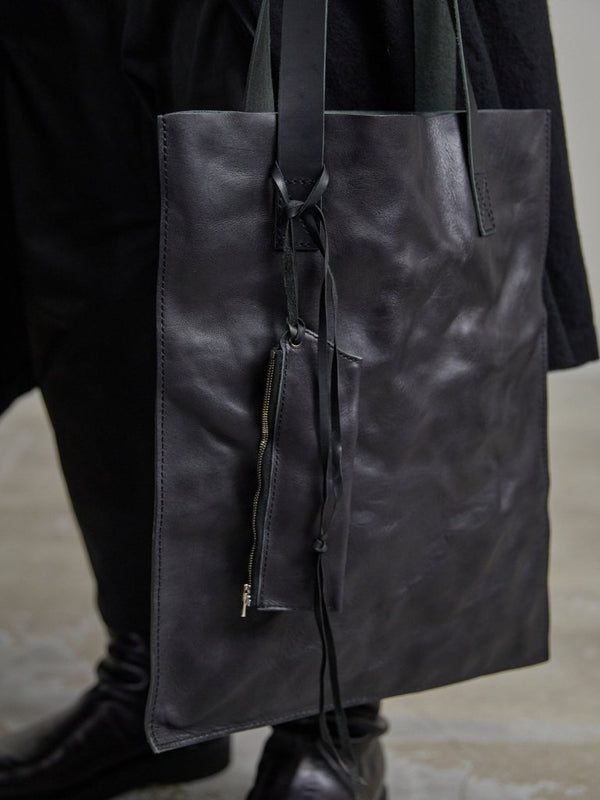 Crafted Leather Tote Bag - PRY