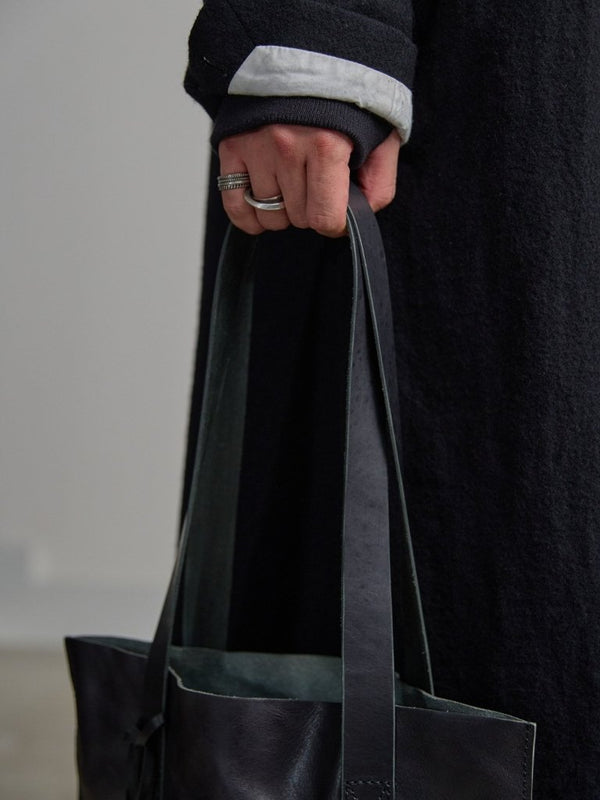 Crafted Leather Tote Bag - PRY