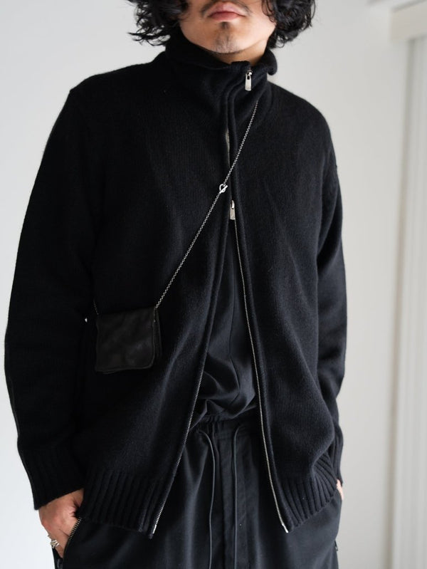 Cross - Seam Pullover Shirt【BLACK】 - PRY