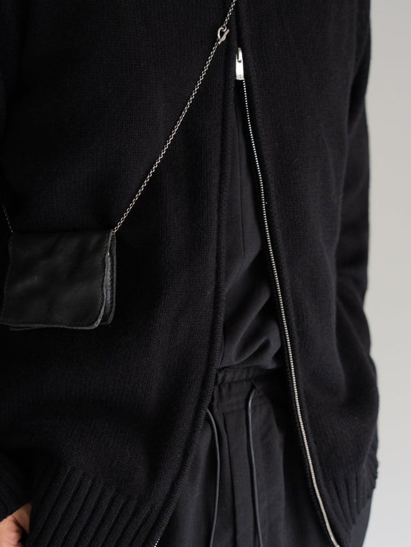 Cross - Seam Pullover Shirt【BLACK】 - PRY