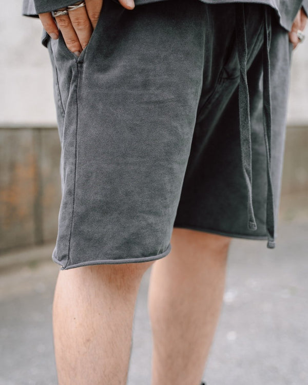 Cut-off Sarouel Shorts [pigment gray] - PRY