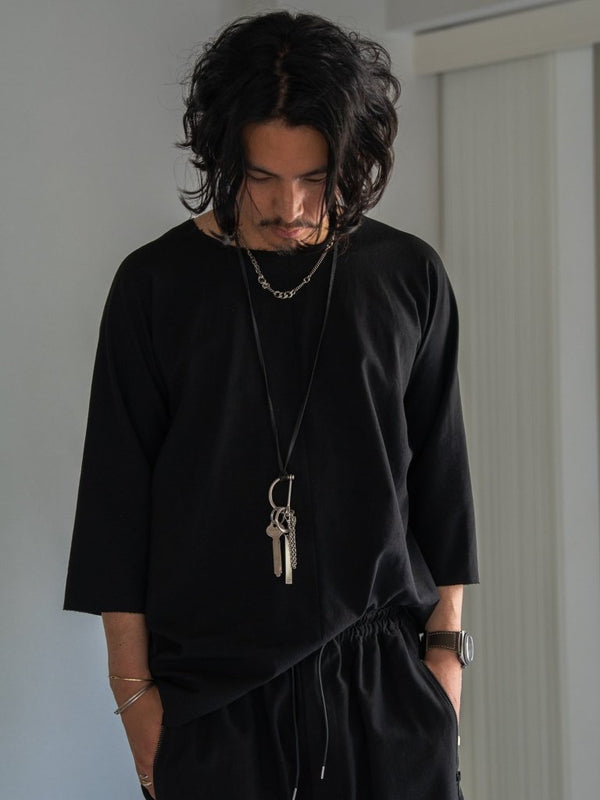 D - Clasp Key Ring with GUIDI Leather Code - PRY