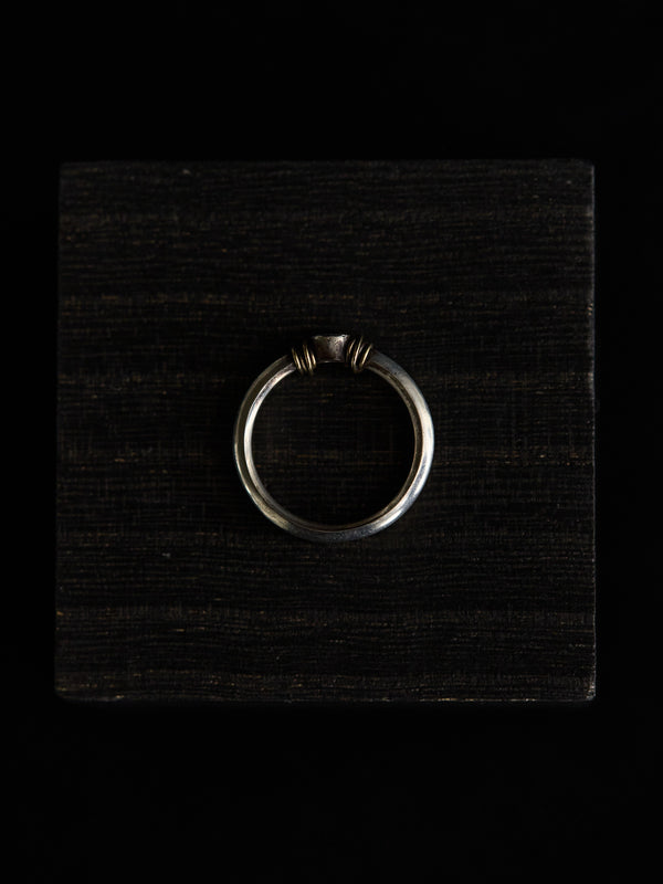 Black Diamond Ring [slv925+k10]