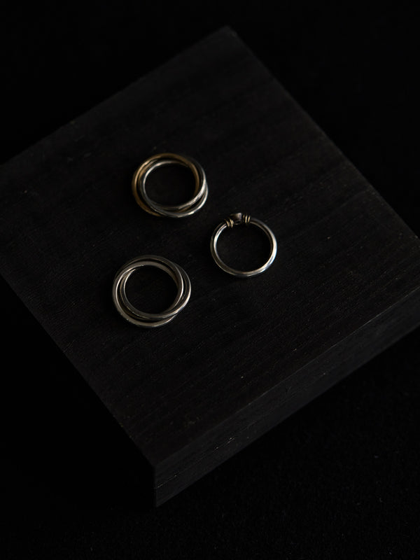 Black Diamond Ring [slv925+k10]