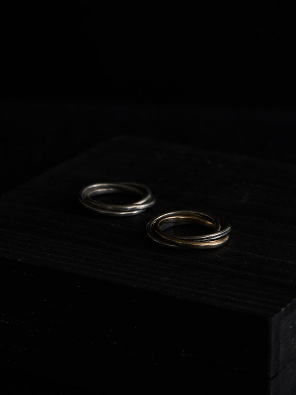 Slit Trinity Ring [slv925]