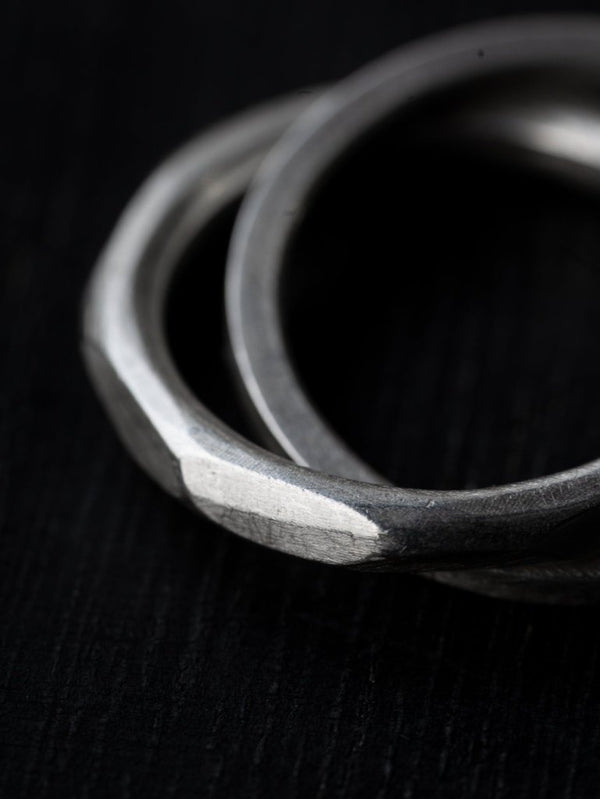 Double Crafted Edge Ring - PRY