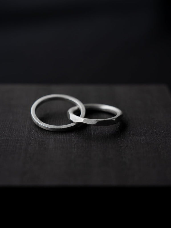 Double Crafted Edge Ring - PRY