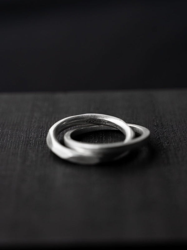 Double Crafted Edge Ring - PRY
