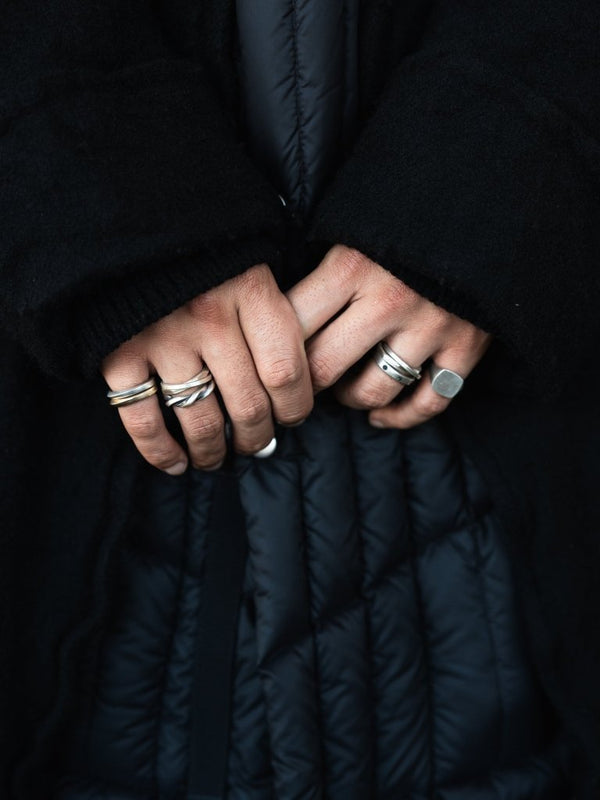 Double Crafted Edge Ring - PRY