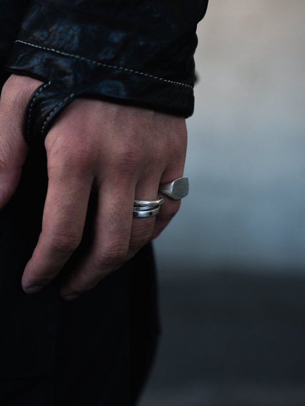 Double Crafted Edge Ring - PRY