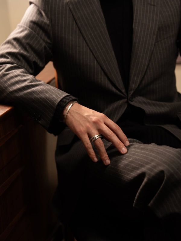 Double Crafted Edge Ring - PRY