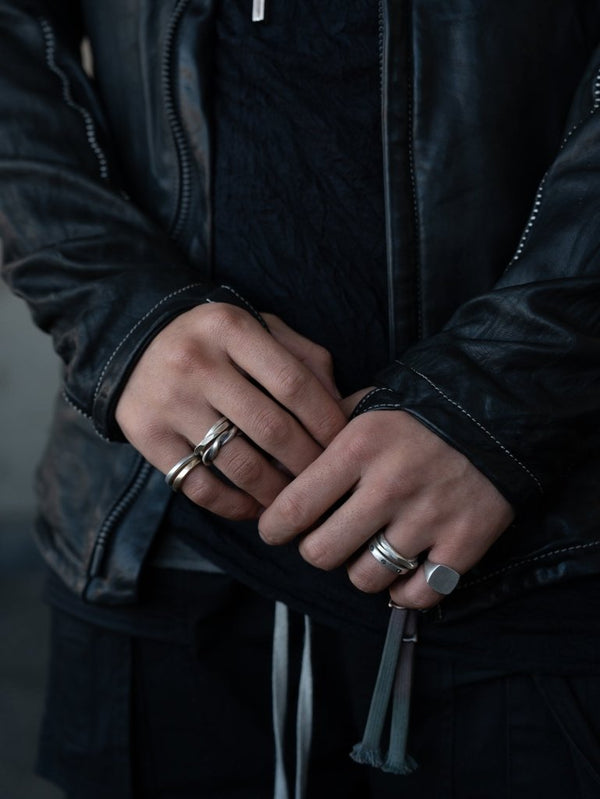 Double Crafted Edge Ring - PRY