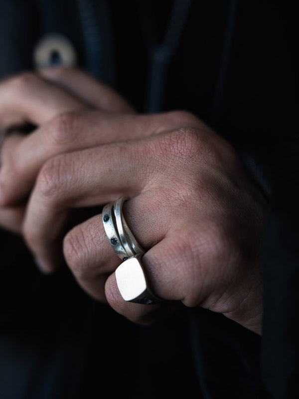 Double Crafted Edge Ring - PRY