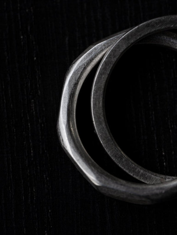 Double Crafted Edge Ring - PRY