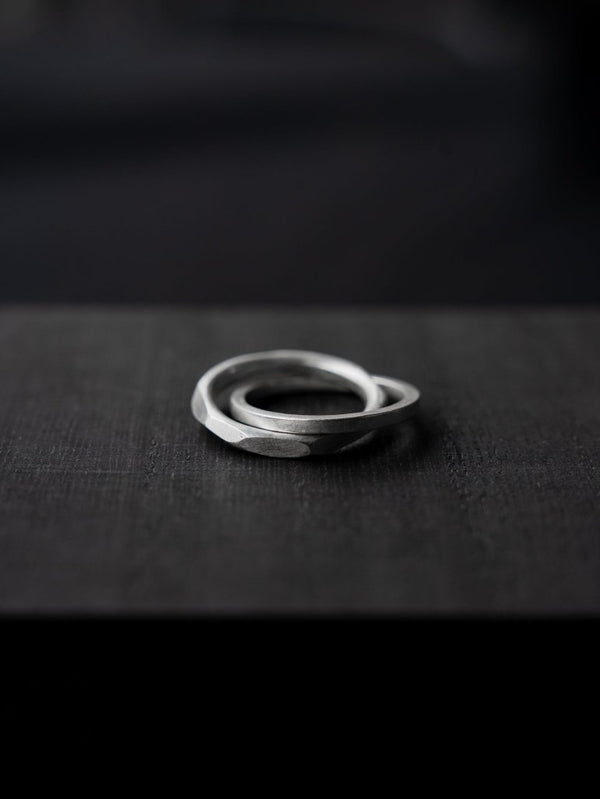 Double Crafted Edge Ring - PRY
