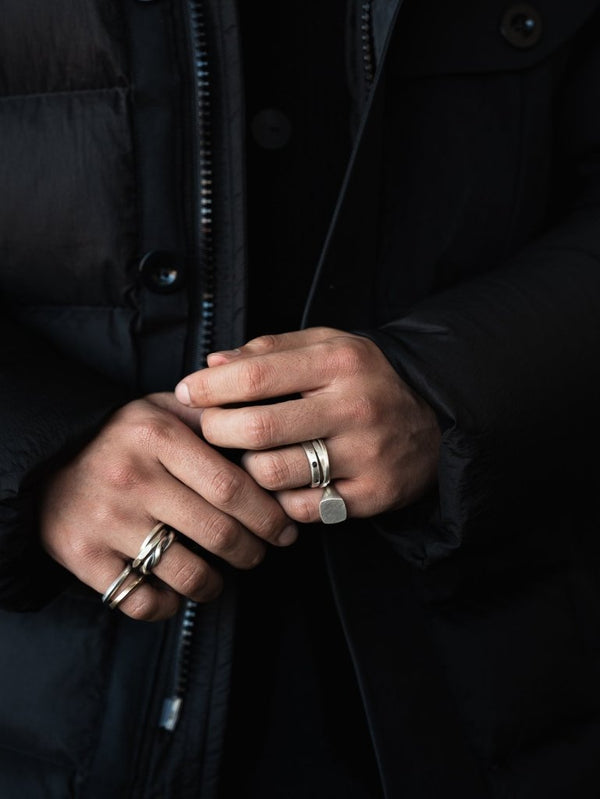 Double Crafted Edge Ring - PRY