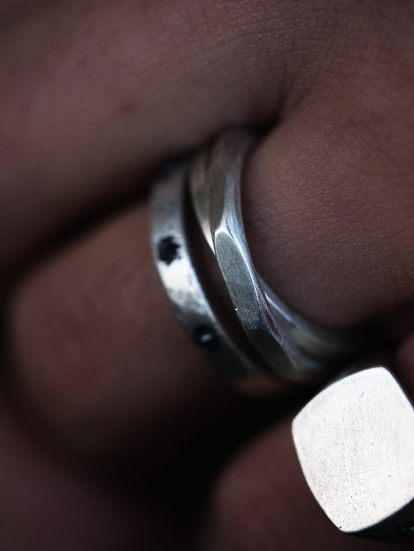 Double Crafted Edge Ring - PRY