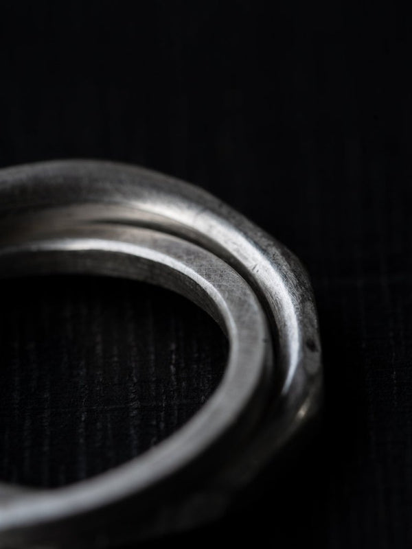 Double Crafted Edge Ring - PRY