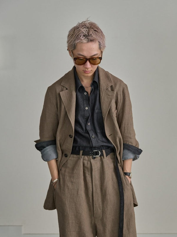 Double Roop Long Belt - KOBI Silver - PRY