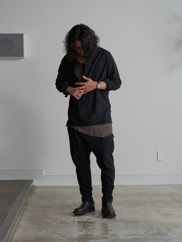 Drawstring Sarouel Zip Pants [BISHU] - PRY